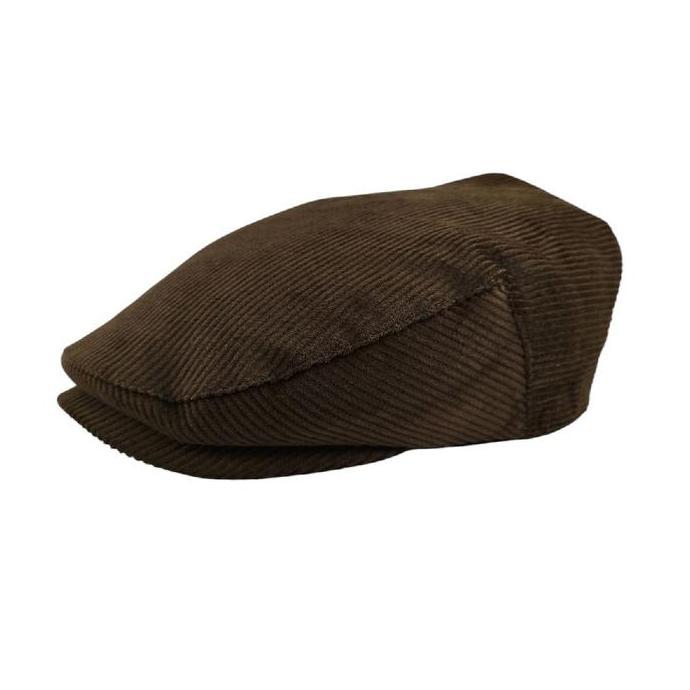 Topi pet klasik topi ivycap corduroy premier vintage