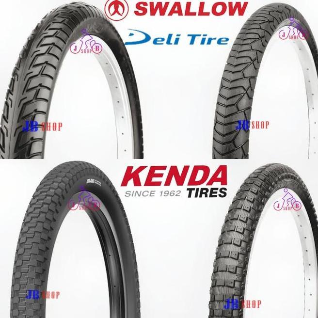 Ban Luar Sepeda 20 X 1.95 2.125 2.30 2.50 195 5 230 250 Swallow Kenda Sepeda Bmx Fat Bike 20X2.50 20