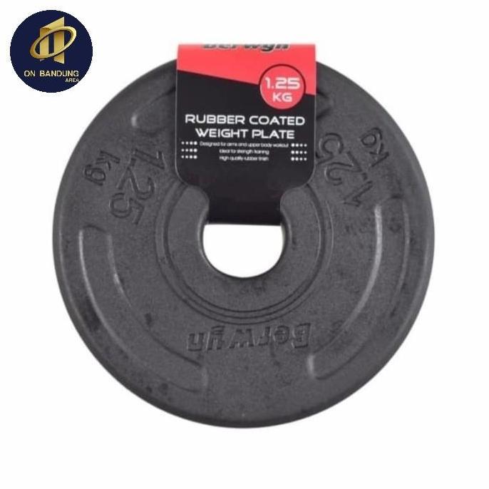 Besi Barbel 1.25kg - Hitam Berwyn