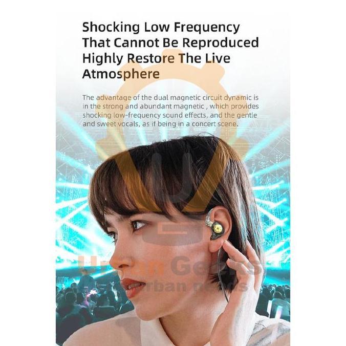 Earphone Knowledge Zenith KZ EDX Pro Basshead Earphone with Microphone Headphones