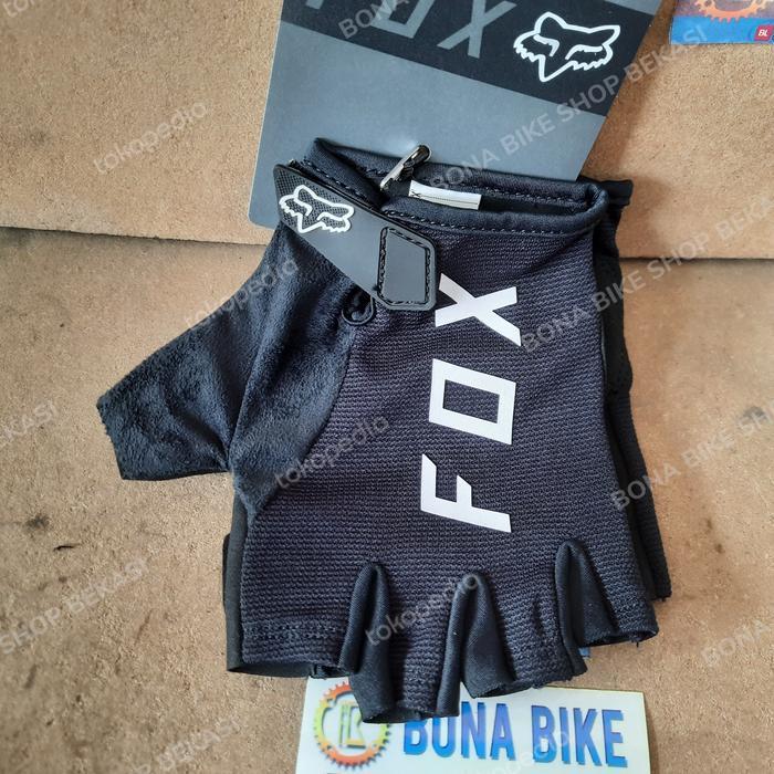 Glove Fox Ranger Gel Short Black - Sarung Tangan Half Gloves Original Dan Terpercaya