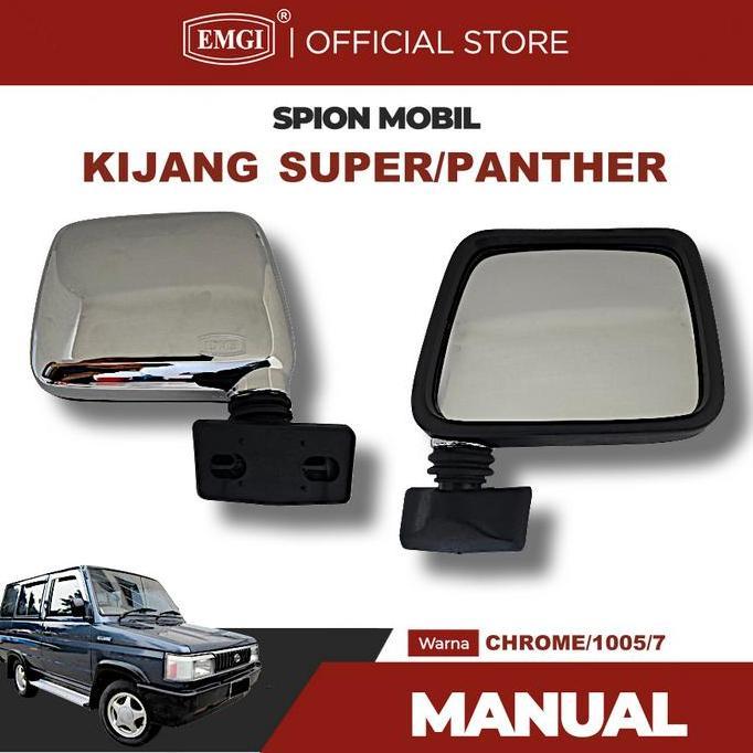 EMGI - SPION MOBIL VARIASI KIJANG SUPER / PANTHER - MANUAL CHROME ORIGINAL DAN TERPERCAYA