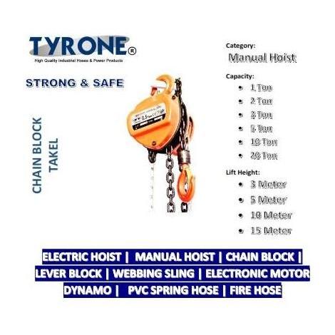1 ton x 15 meter Katrol / Chain Block / Takel