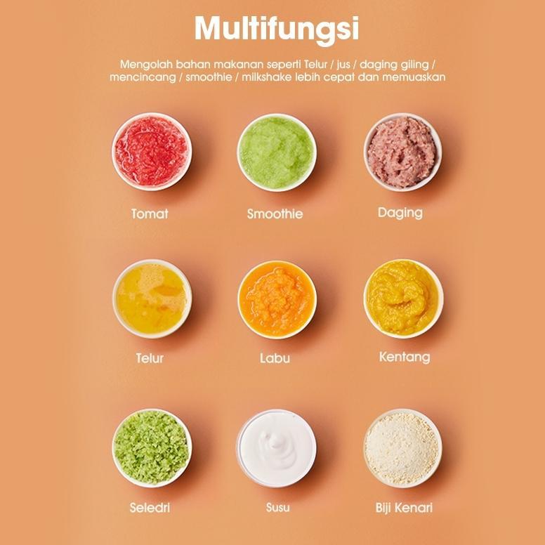 best sale samono chopper mini 300 ml coper daging dan bumbu blender portable choper multifungsi food