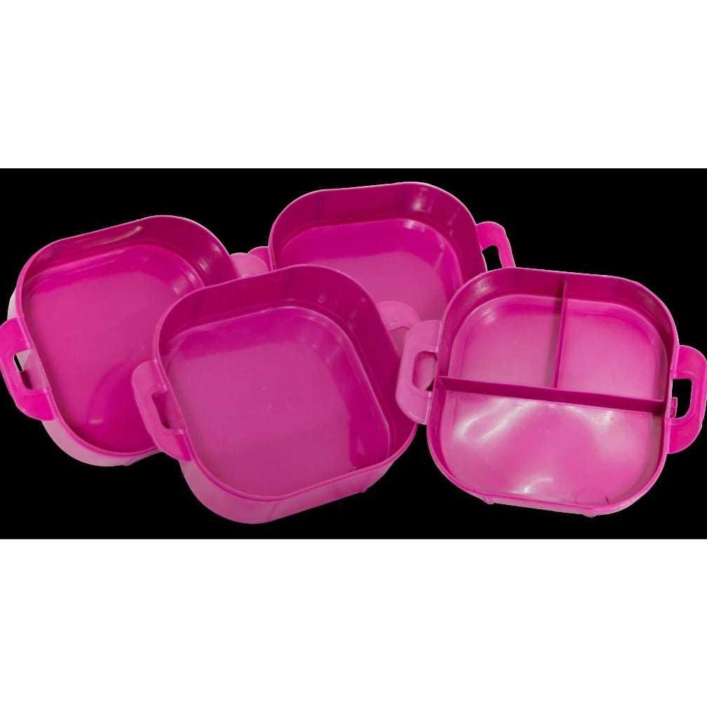 Promo Rantang Susun 3 Plastik Rantang Makanan Motif Bunga Rantang Susun 3 Rantang Susun 3 Murah