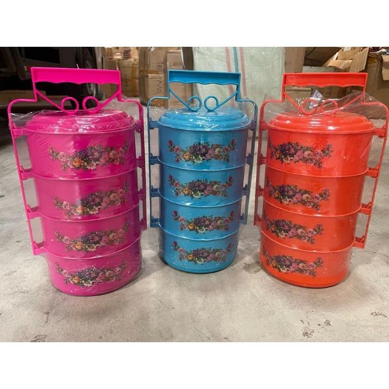 TERBARU rantang nasi rantang lauk rantang bunga rantang susun rantang plastik 4 susun