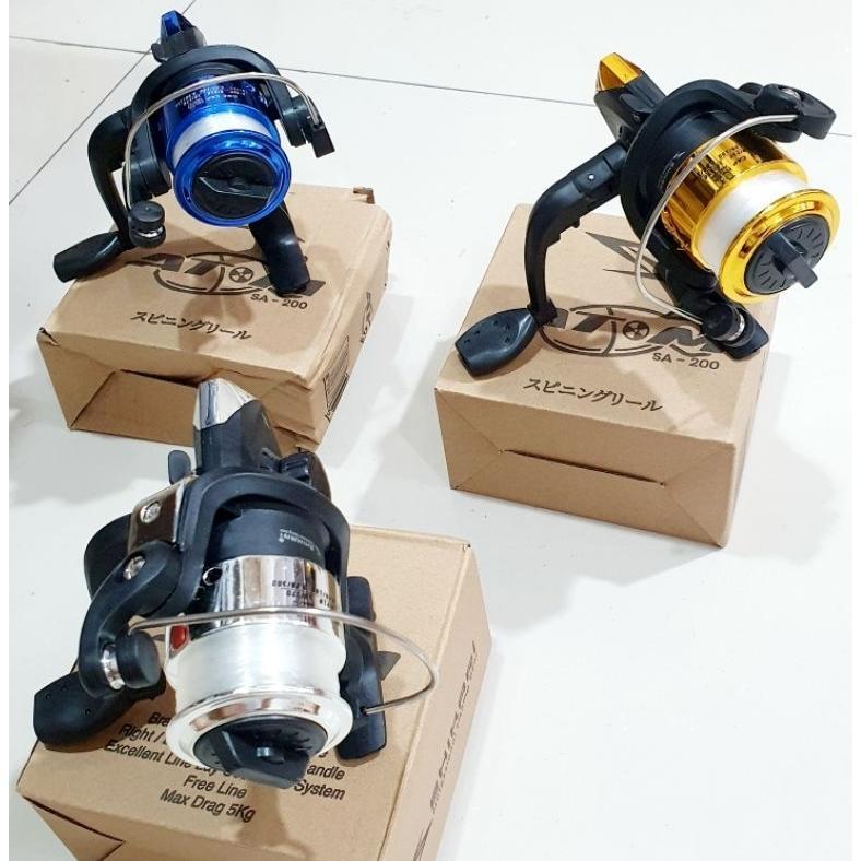 Termurah Reel Daido Atom 200 / Reel Shikari Atom 200 Murah Gratis Senar / Reel Daido Atom Tm200