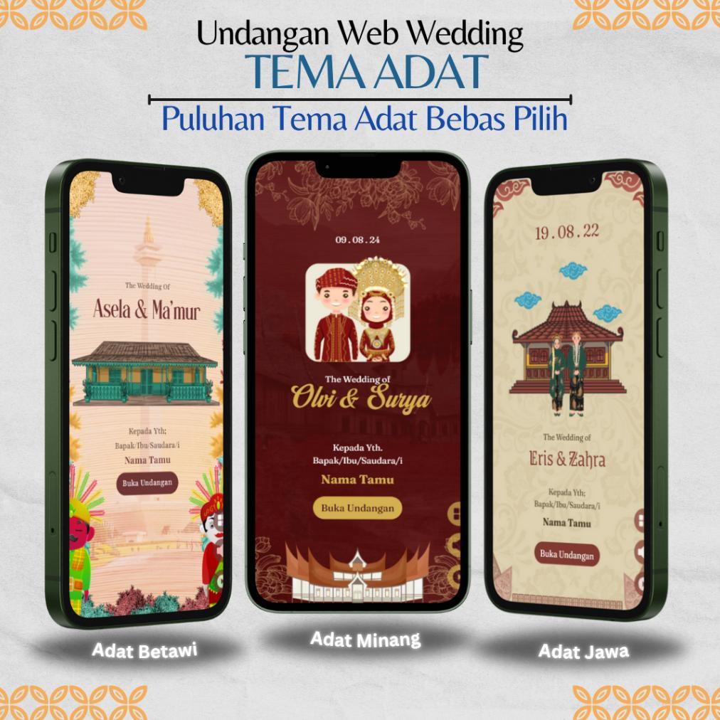 Undangan Digital Website Tema Adat