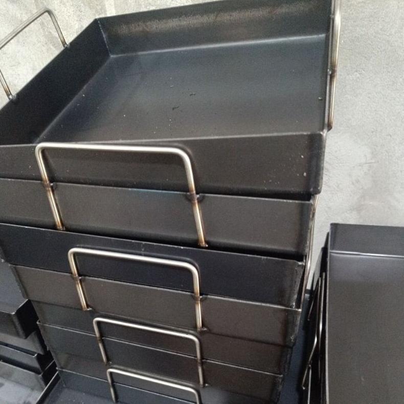 HOT WAJAN PENGGORENGAN DONAT KENTANG WAJAN KOTAK PLAT HITAM GRATIS KAITAN DONAT