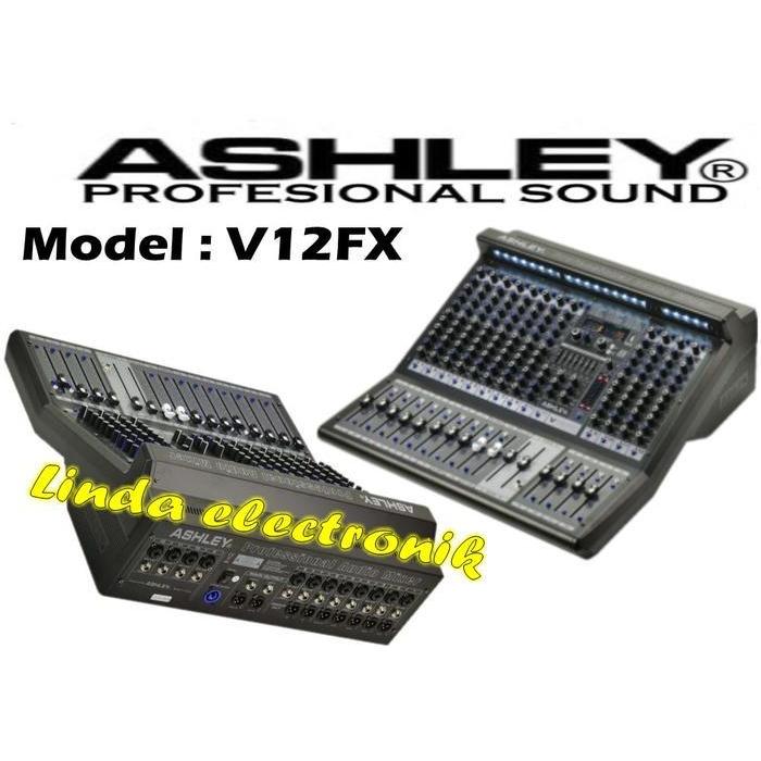 PROMO mixer ashley v12fx ashley v 12fx ashley v12 fx 12 ch garansi resmi