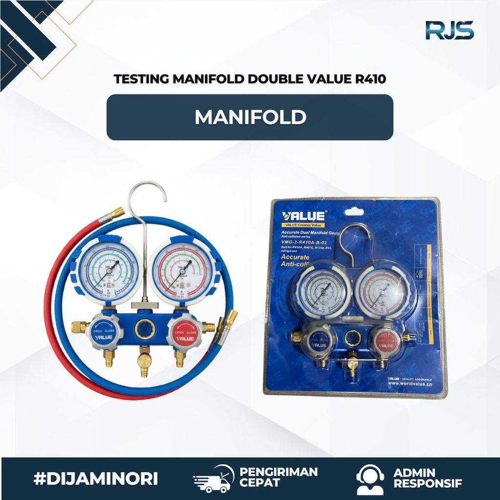 Manifold Set R410 R32Value VMG-2-R410-B | Testing Manifold |Analyzer AC