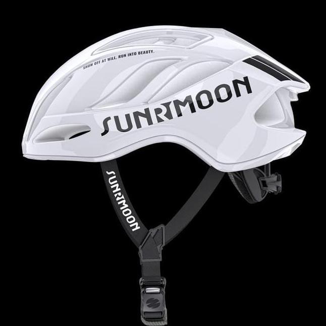 Helm Sepeda Sunrimoon Cycling Helmet Aerodynamic Roadbike Men Women White Bla