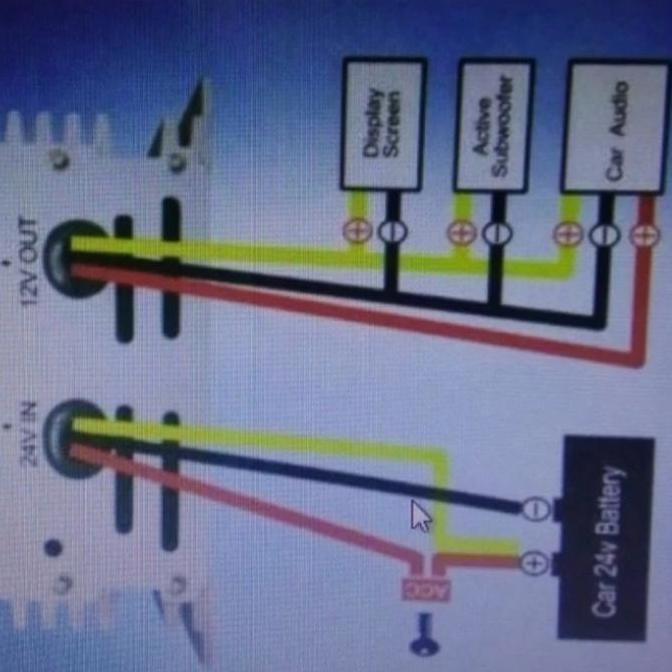 DC converter 24V to 12V 40A