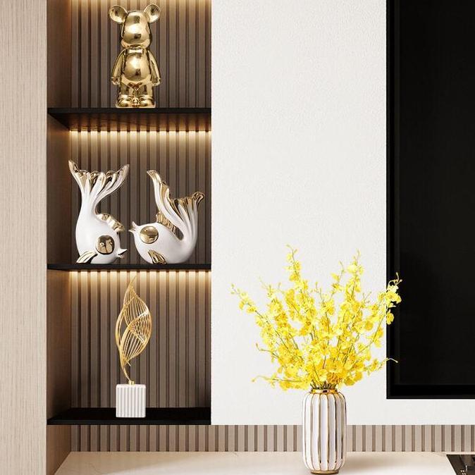 discount vas bunga keramik / vas bunga luxury dalia