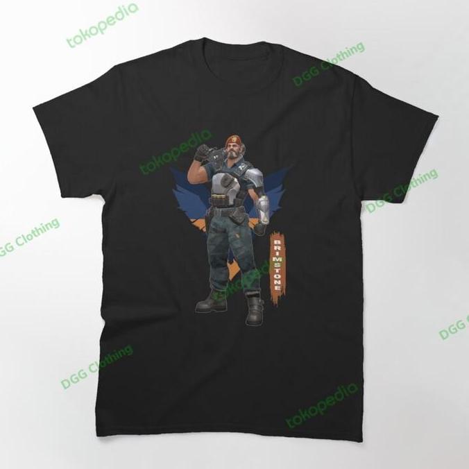 Baju Kaos Valorant, Kaos Game, Baju Game, Game Valorant Brimstone 28