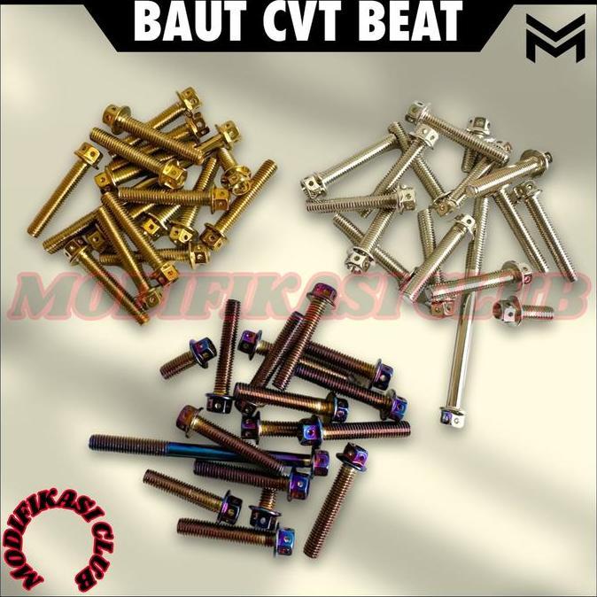 Baut Probolt Cvt Honda Beat Isi 17 Biji Bisa Scoopy Karbu Scoopy Fi Vario 110 Spacy F1 Karbu Stenlis