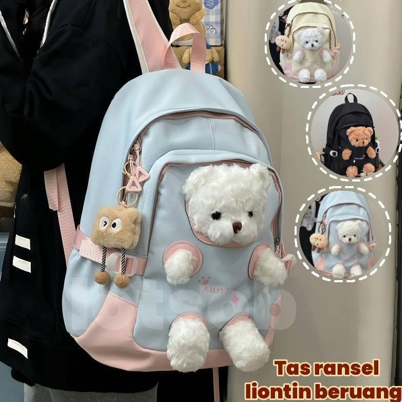 Tas Sekolah Lucu wanita/Tas Ransel Wanita/Ransel Wanita Korea/Ransel Sekolah/Tas Perempuan