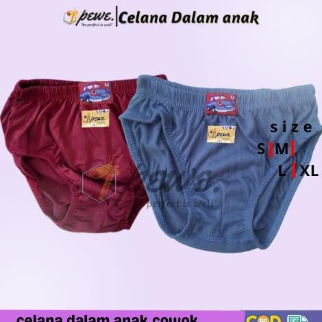 Promo 6 PCS CELANA DALAM UMUR 11-12 Tahun  BAHAN LEMBUT NYAMAN CD  COWOK  Fashion celana dalam anak 