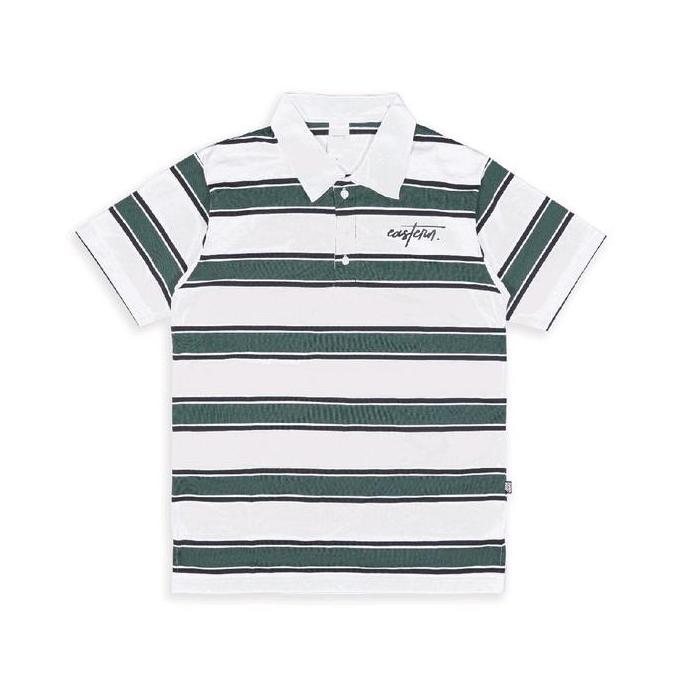 Rugby Shirt  Lengan pendek Polo Shirt Polo Lengan Pendek Stripe
