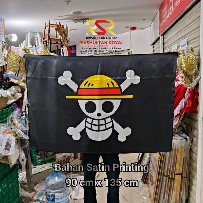 Bendera ONE PIECE Bendera One Piece Berkualitas
