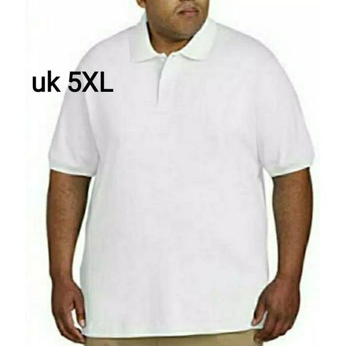 KAOS POLO SUPER JUMBO 5XL - KAOS PRIA BIGSIZE POLOS