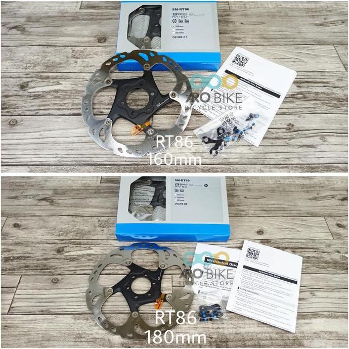 Promo Rotor Shimano Deore XT SM-RT86 160mm / 180mm 6 inch icetech 6 bolt ORI COD