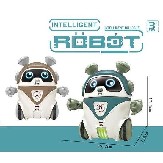 MAINAN ANAK ROBOT PINTAR AI DENGAN PERINTAH SUARA, SMART AI ROBOT KODE 7