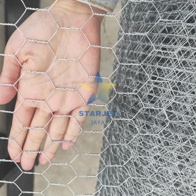 Prayer.Spray - Jaring Kawat Galvanis Roll Untuk Pagar & Kandang Ayam Kelinci