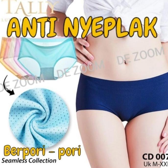 Promo CD wanita sepinggang Seamles Tally 007 Bahan Licin Melar Tanpa Jahitan Diskon