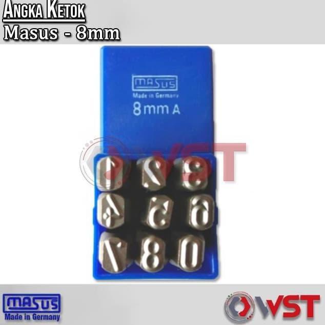 Masus Angka Ketok 8 mm
