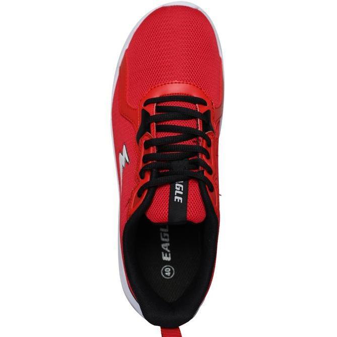 Sepatu Running EAGLE Mustang Merah Hitam