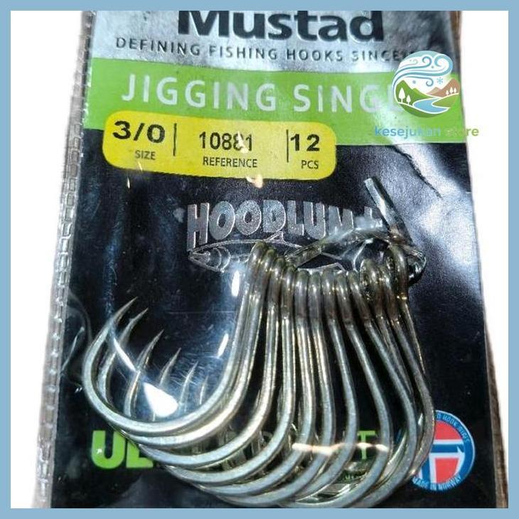 (PANCING) MATA KAIL / PANCING MUSTAD HOODLUM JIGGING SINGLE 10881 PRIVASI AMAN