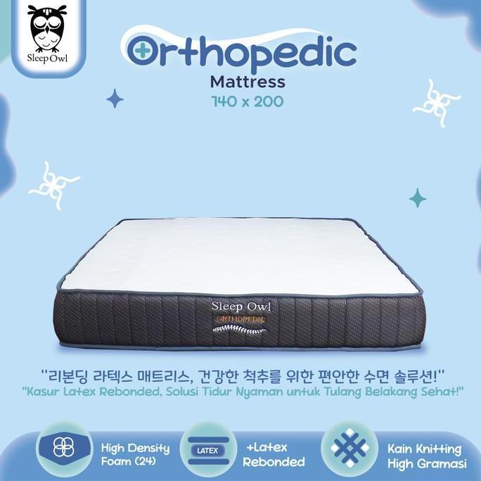 SLEEP OWL ORTHOPEDIC Kasur Busa Rebonded Latex 140 x 200