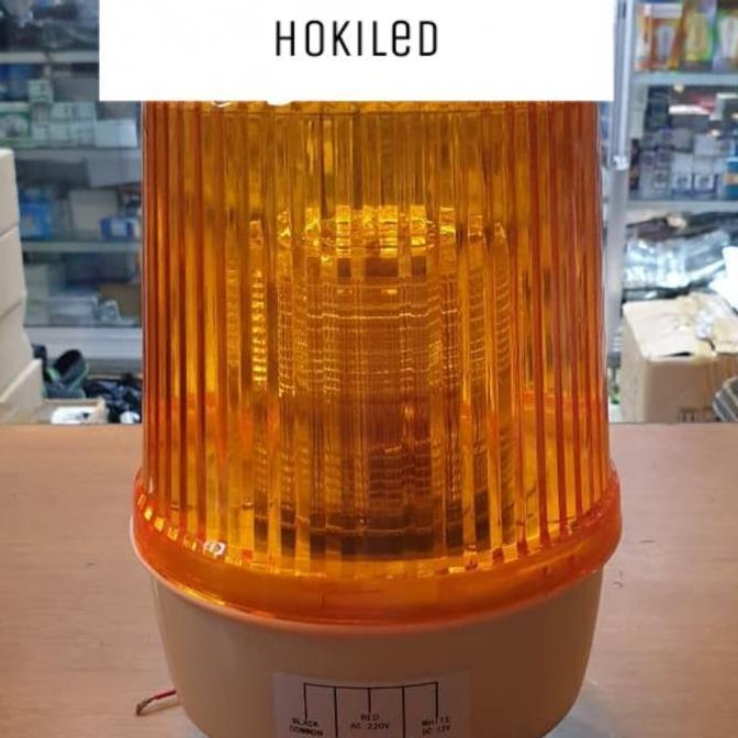 Lampu rotary 6 inch Warning light lampu rotari lamp multivolt AC DC Promo