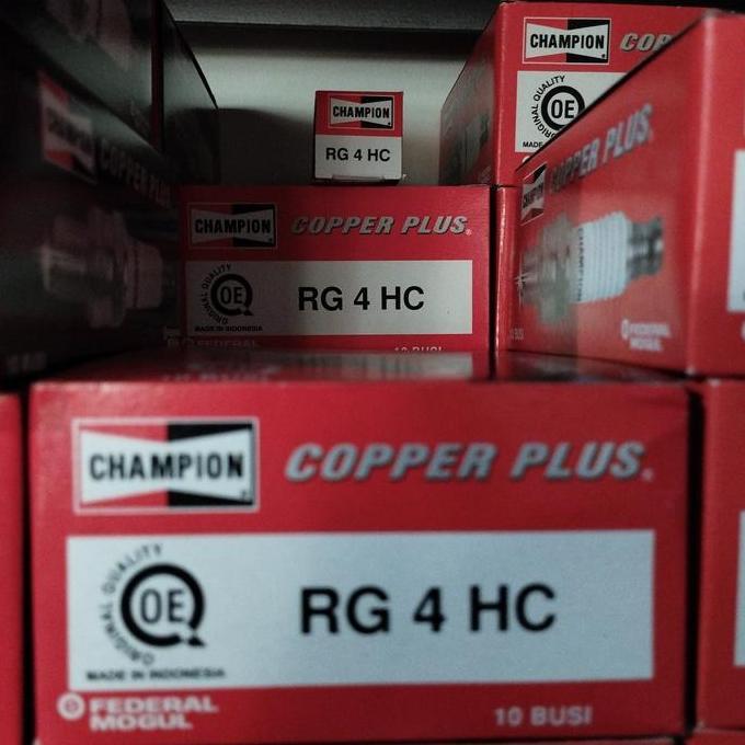 Promo Busi Champion RG4HC original per pcs Diskon