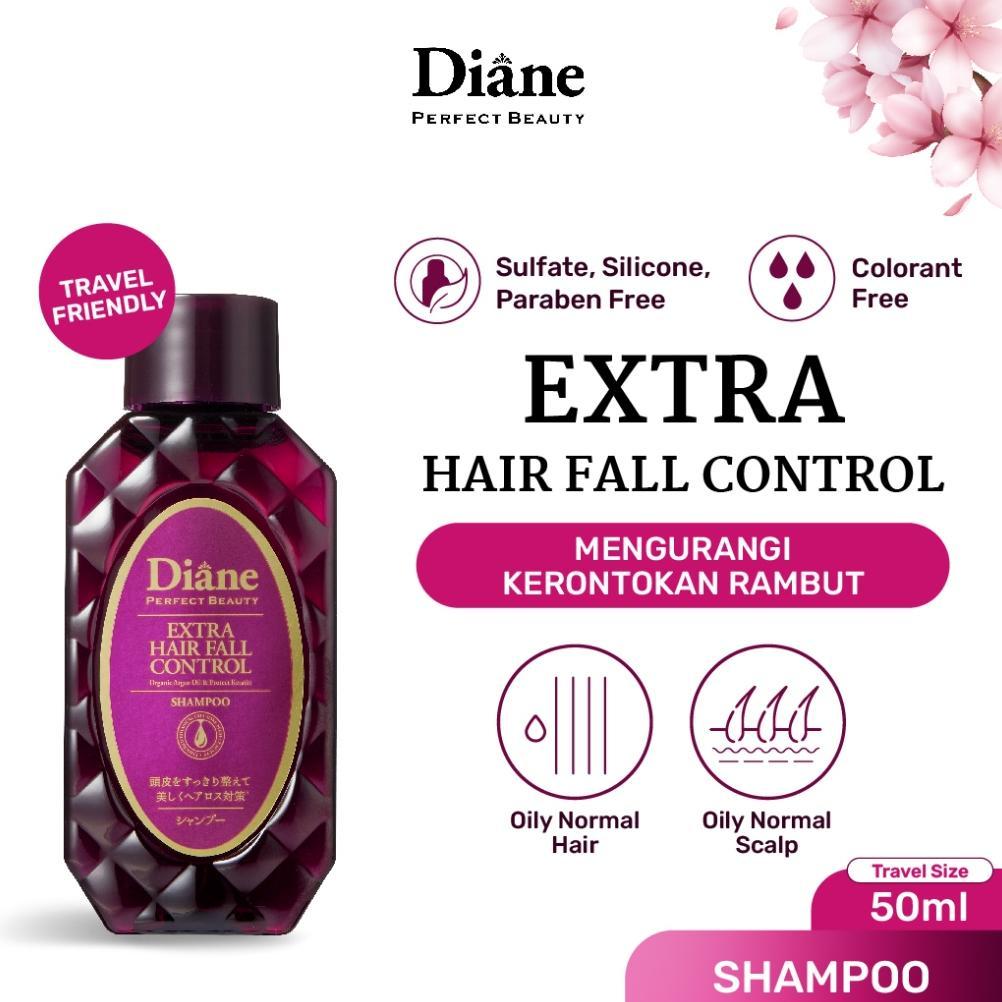 Diane Extra Hair Fall Control Shampoo 50ml (Travel Size) - Made In Japan Termurah!!!