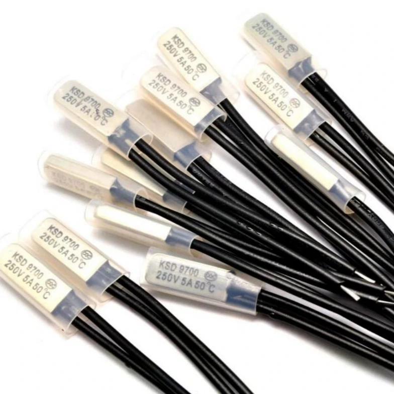 5pcs KSD9700 250V 5A Temperature Switch Thermal control 15-150 40 45 50 55 60 65 70 75 80 85 90 95 1