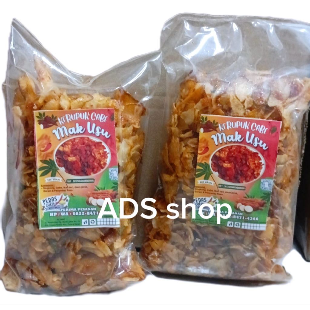 Kerupuk Cabe Kerupuk Ubi Kerupuk Singkong Keripik