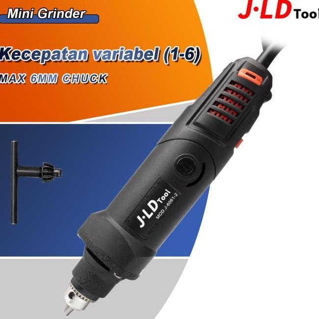 D Mini Grinder J60612 Mesin Bor Tuner Set 6Mm Bor Ukir Grafir 190W Dengan Brush Key Wire Untuk Poles