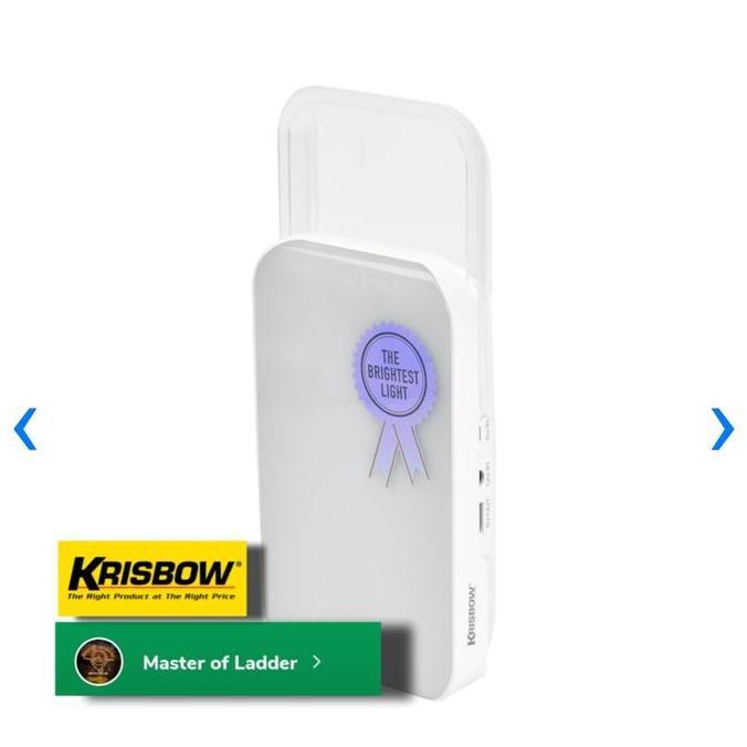 KRISBOW - KRIS EMERGENCY LAMP 160 LED DIMMER / LAMPU SENTER DARURAT Promo