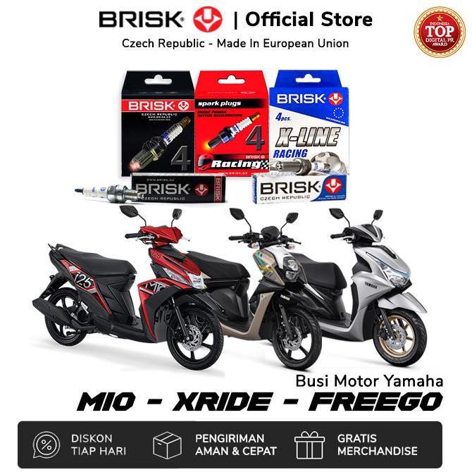 Promo Busi Motor Yamaha Mio Freego Xride BRISK Diskon