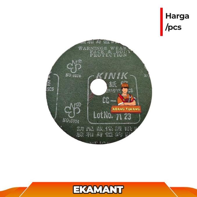 Fiber Fibre Disc 4" Kinik Amplas Grit CC 16 CC16 ISI 50PCS