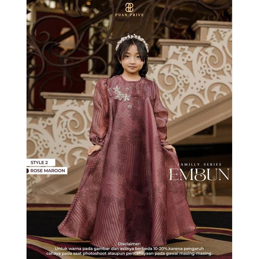 Puan Indonesia - Sarimbit Embun Dress Kids Style 2