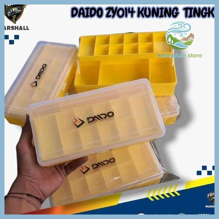 (PANCING) BOX ALAT PANCING DAIDO ZY014 TINGKAT KUNING TEMPAT ALAT MANCING GOOD QUALITY