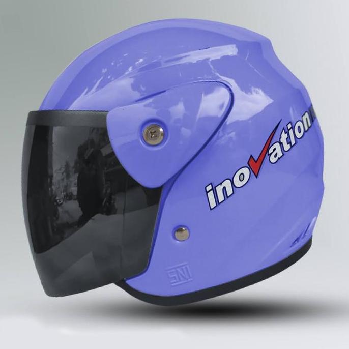 Saless Helm Half Face Inovation Kaca Hitam Murah Sni Dewasa Full Leher Mirip Dengan Helm Gm Evo Pria