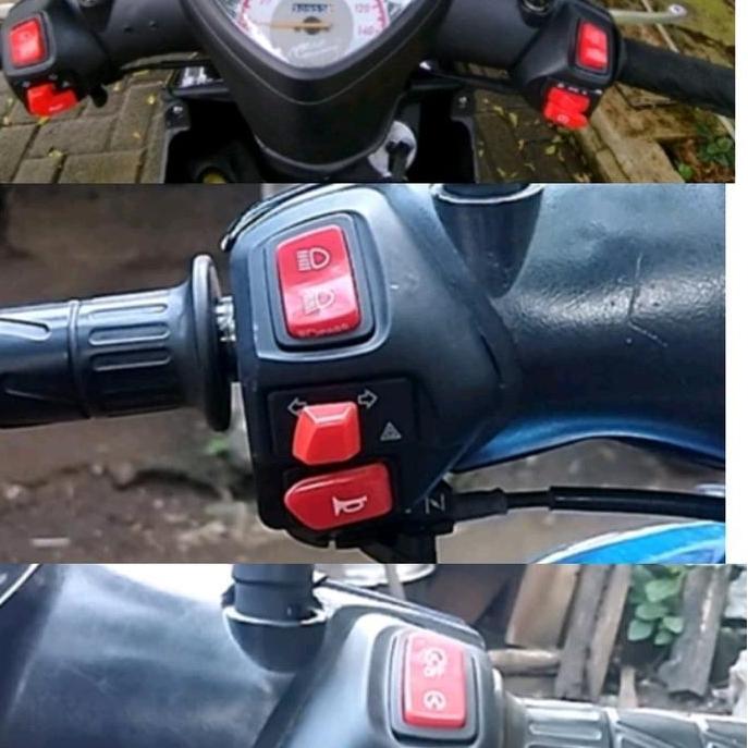 Tahan Lama  Set Saklar Vietnam Kiri Kanan Plus Hazard Mio Soul Mio Sporty Mio J Mio M3 Mx Xeon Sakla