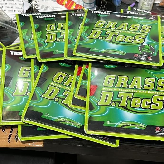 KARET TENIS MEJA BINTIK TIBHAR GRASS D. TECS
