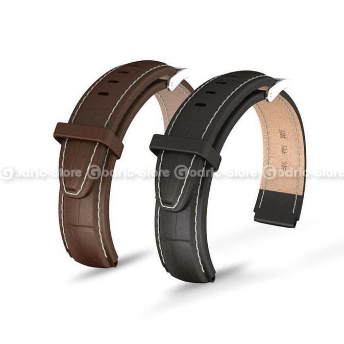 Bestone- MIJOBS MiBand 5 Leather Wrist Strap Kulit for Mi Band 5 / 4 / 3
