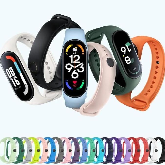 Bestone- Strap Silicone / Tali Jam Xiaomi Mi Band 5 / 6 / 7 / Amazfit Band 5