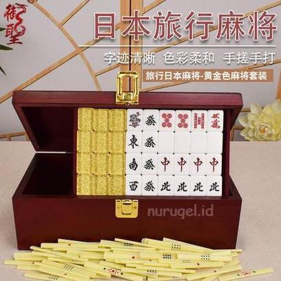 Japanese Riichi Mahjong Set Japan Maciok Mahyong Jepang